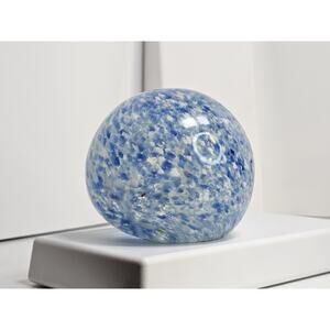 Vintage Light Blue Paperweight (Pits & Scratches)